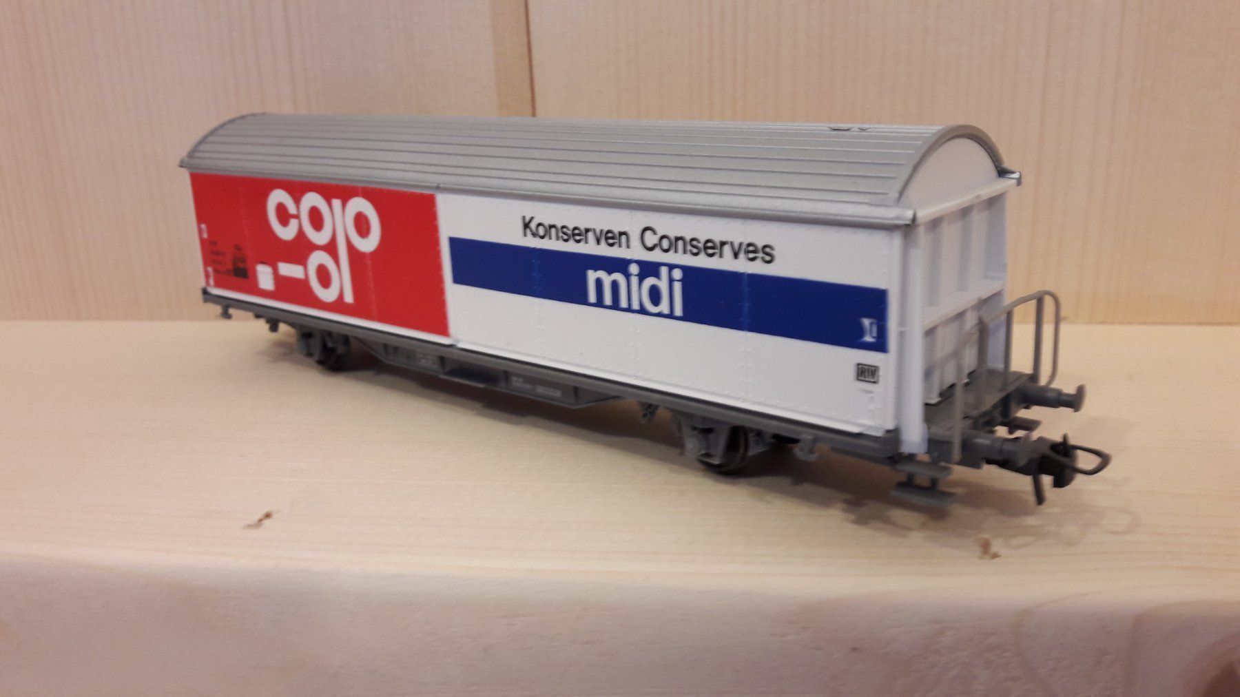 Roco Modellini di ferrovie: Roco HO DC : CFF wagon Hbis "COOP-midi" – Usato da Buttes venduto da Cafe2005 3