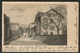 Carte P de 1901 ( Colombier / Rue du Collège )