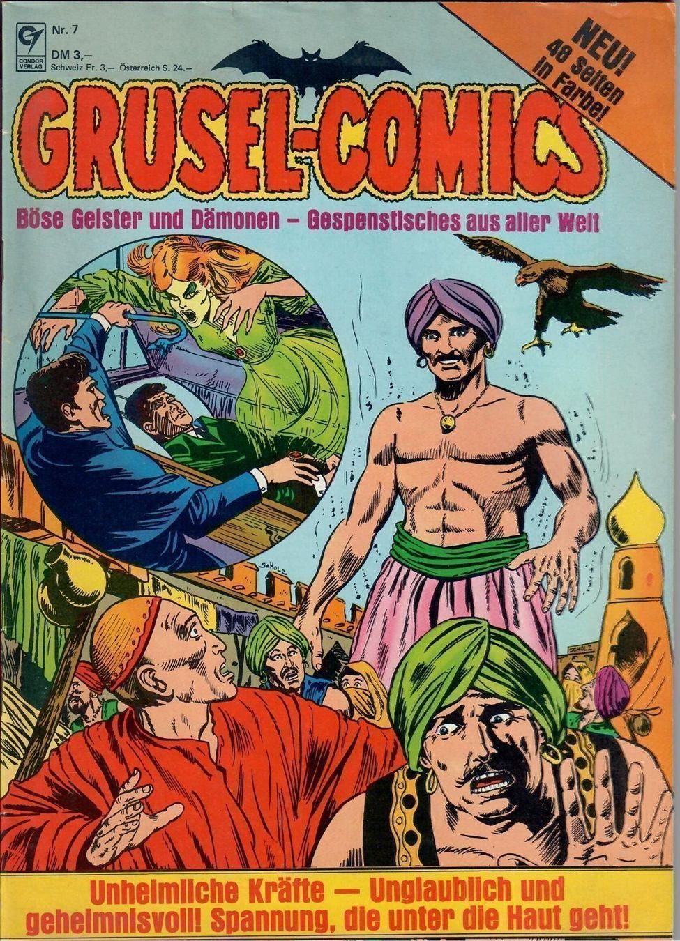 Comics: Grusel-Comics Über-Grossband Nr.7 – Gebraucht aus Bern von Saxeton