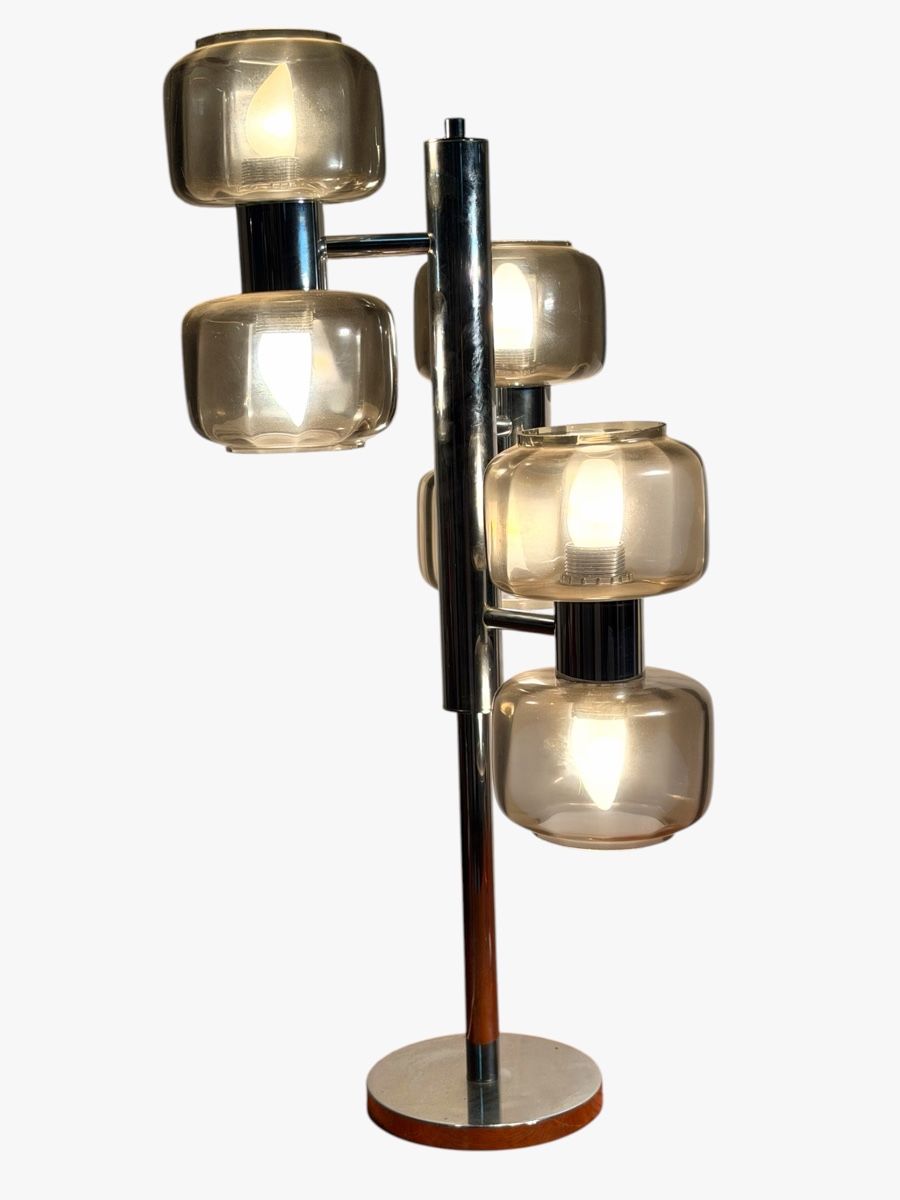 Lampen: Table lamp 6 lights Lamag Swiss, 70s  – Gebraucht aus Lausanne von artnouveau04