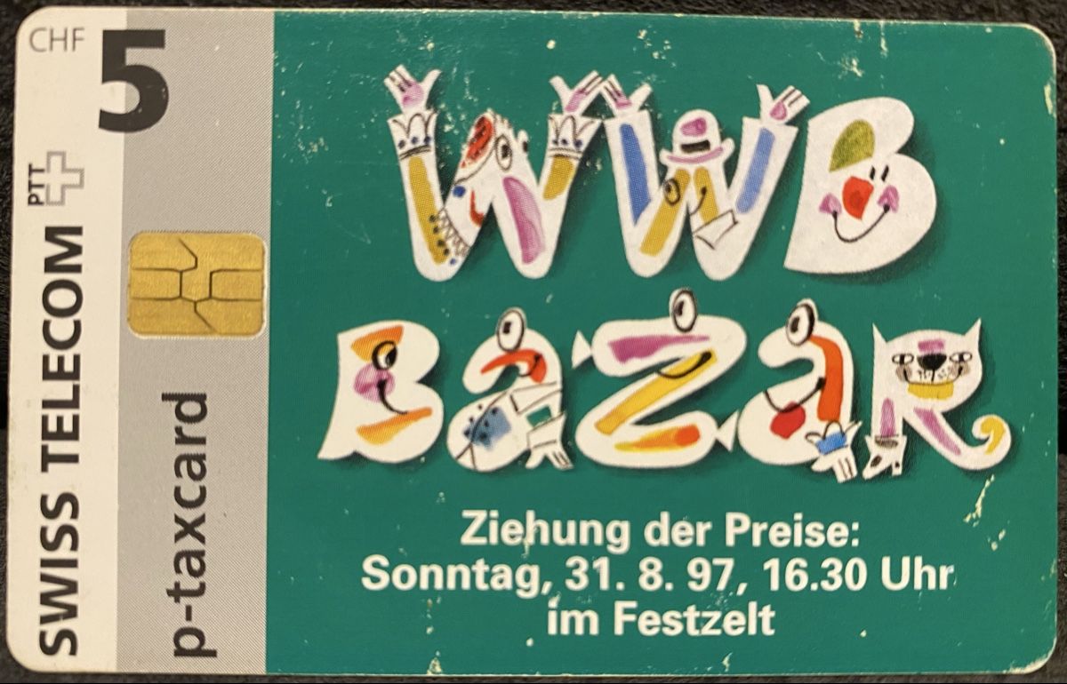 Schede telefoniche: P-taxcard – Usato da Lausanne venduto da babacard10