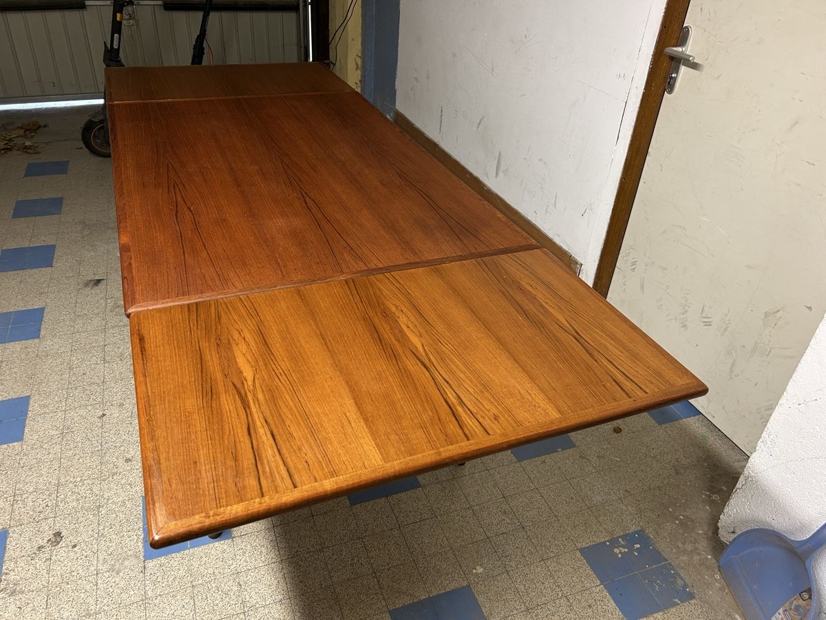 Tavoli: Table vintage scandinave en teck, extensible et stylée. – Usato da Vernier venduto da Leandro055 3