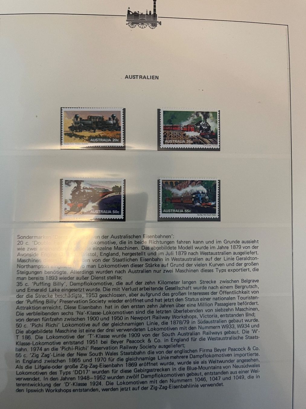 Alle Briefmarken: Briefmarken der Welt Eisenbahnen – Gebraucht aus Unterkulm von Global5 5