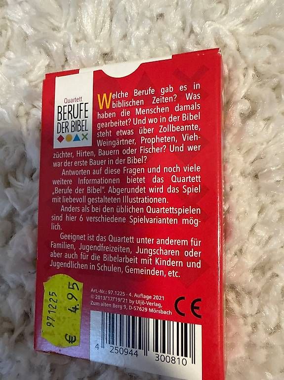 Jeux: Quartett - Berufe der Bibel – D'occasion à Grellingen par lyd_vy9s 1