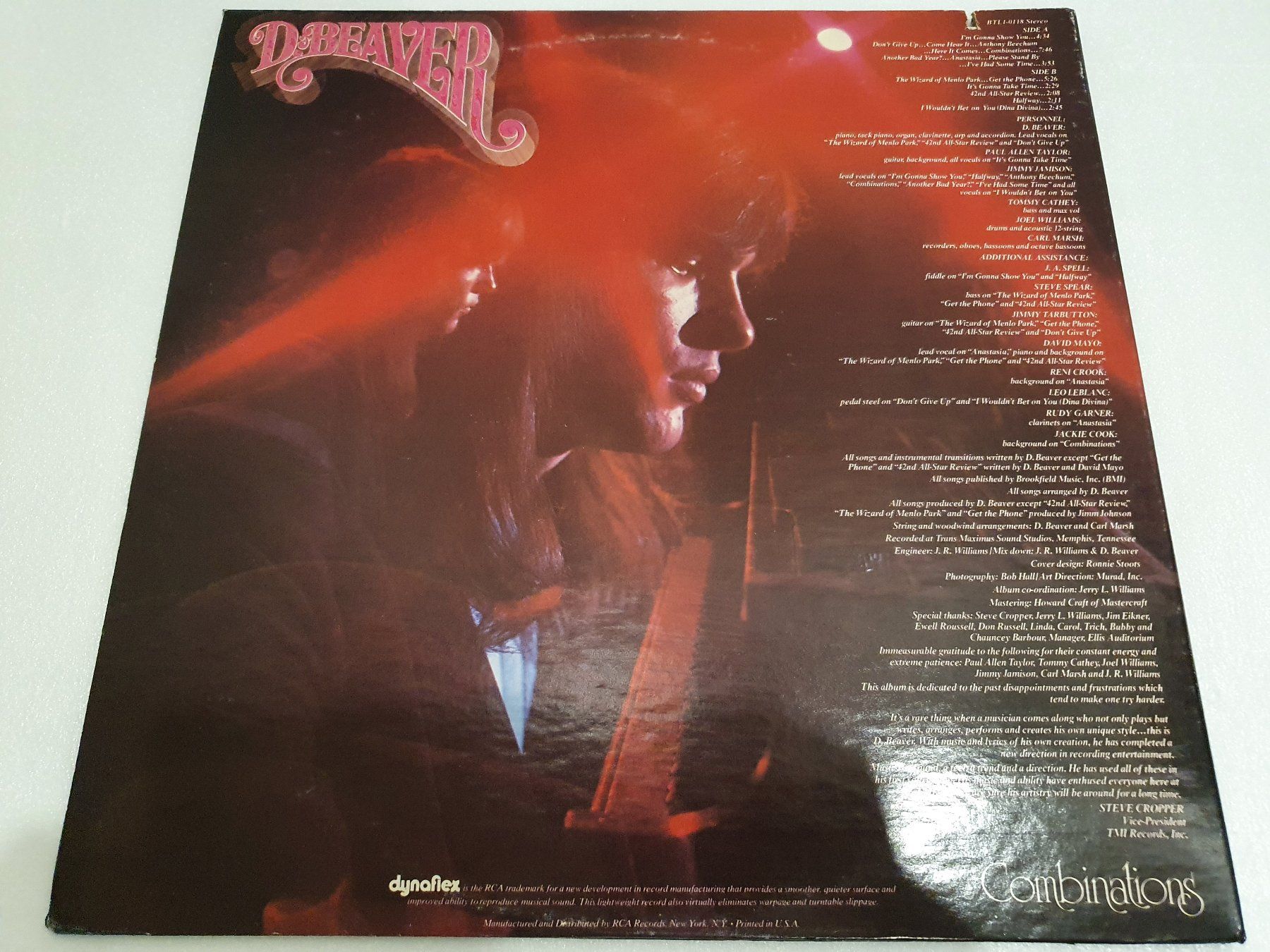 Dischi in vinile: D. Beaver – Combinations – Usato da Uster venduto da Vinyl-Leidenschaft 1