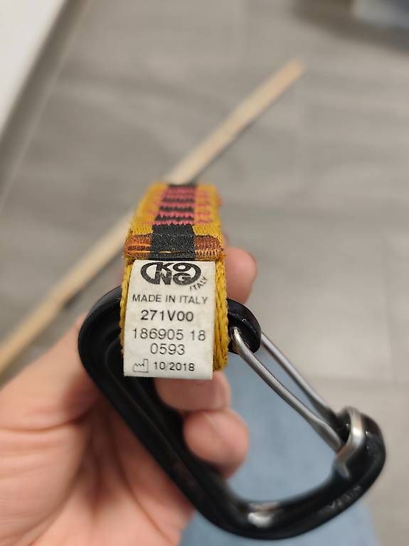 Attrezzatura da arrampicata: Express, Kletter Hilfe, PANIC Kong ca 40cm – Usato da Schangnau venduto da boedi02 3