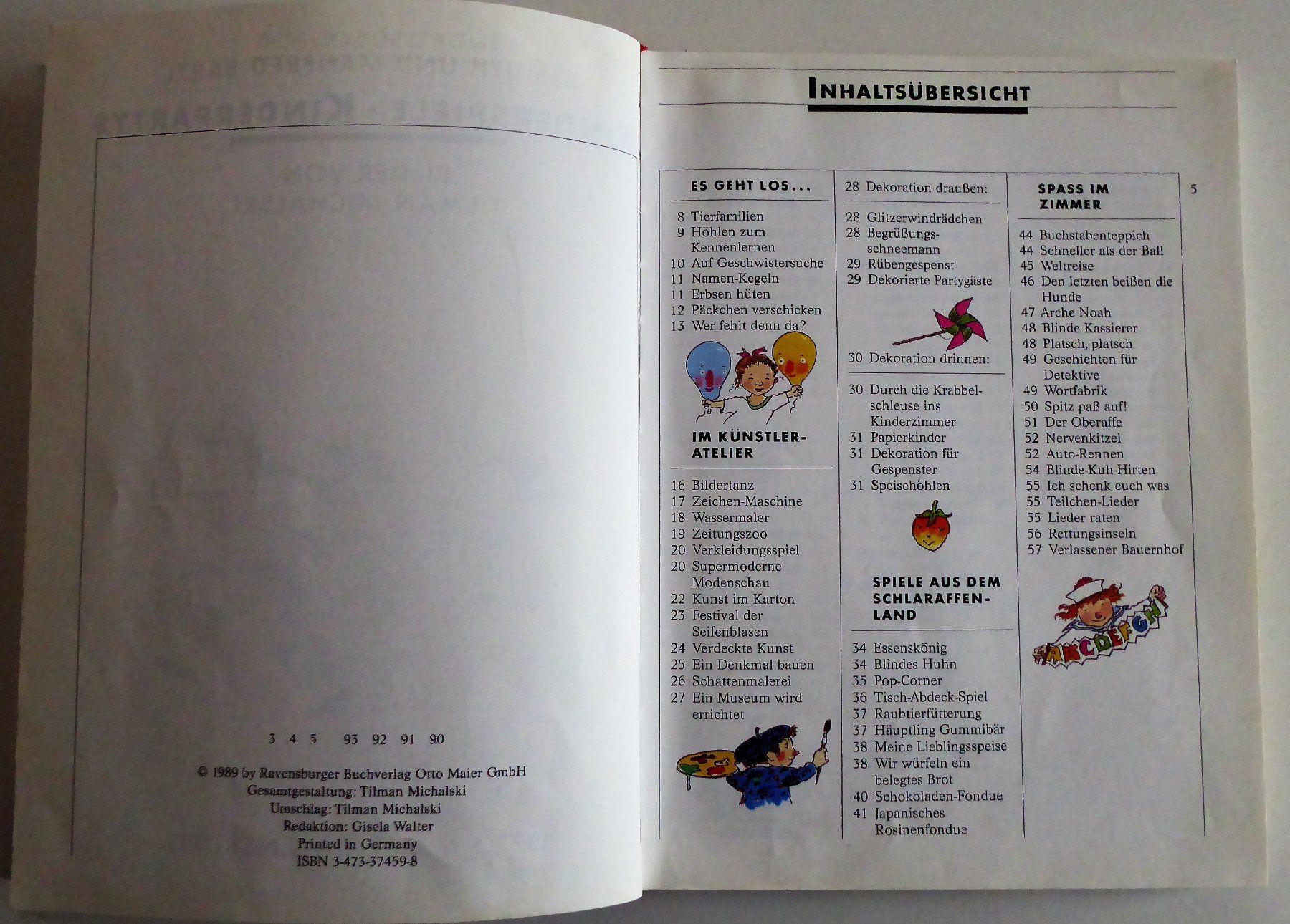 Libri: Kinderspiele - Kinderpartys, Bartl, Michalski – Usato da Wettingen venduto da tonia3 3