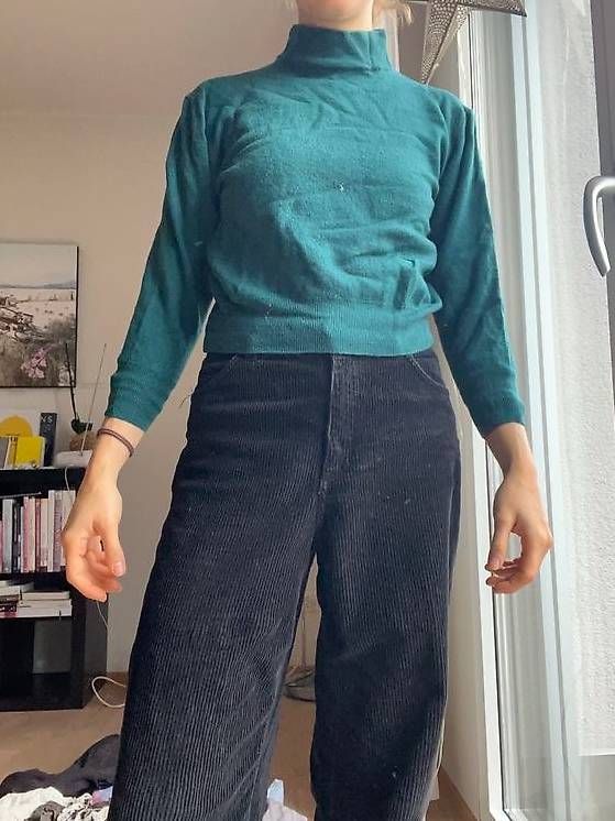 Pullover & Sweatshirts: Grüner wolle Pullover – Gebraucht aus Luzern von nad_2my8