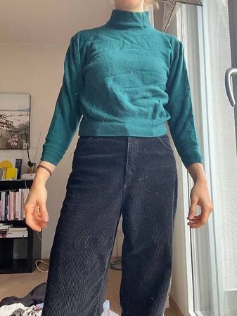 Grüner wolle Pullover