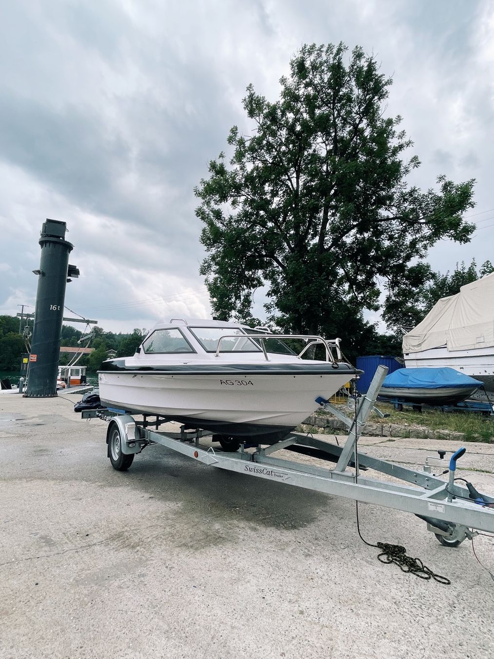 Barche: Motorboot Skibsplast mit Trailer und 8PS Honda – Usato da Solothurn venduto da Eduka72 3