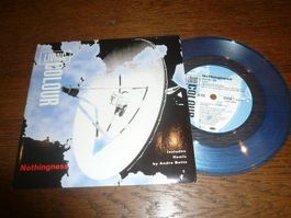 LIVING COLOUR Nothingness - 7" Clear Blue Vinyl - UK 1993