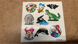 Vintage Disney Stickerbogen mit Micky Maus und Freunden