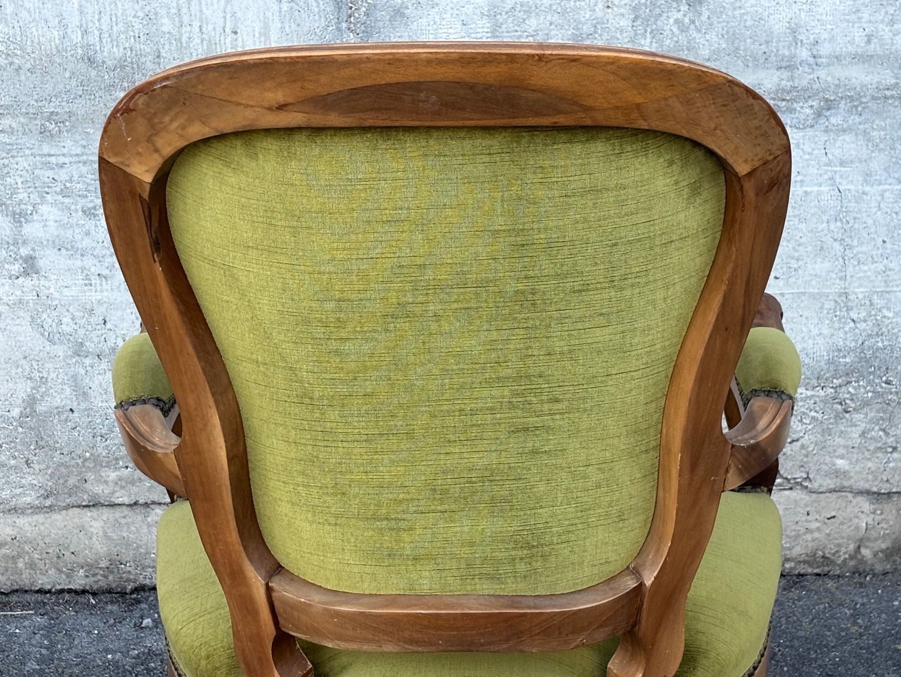 Poltrone: antiker Biedermeier Sessel Armchair mit Polster – Usato da Lüchingen venduto da Eeizo 4