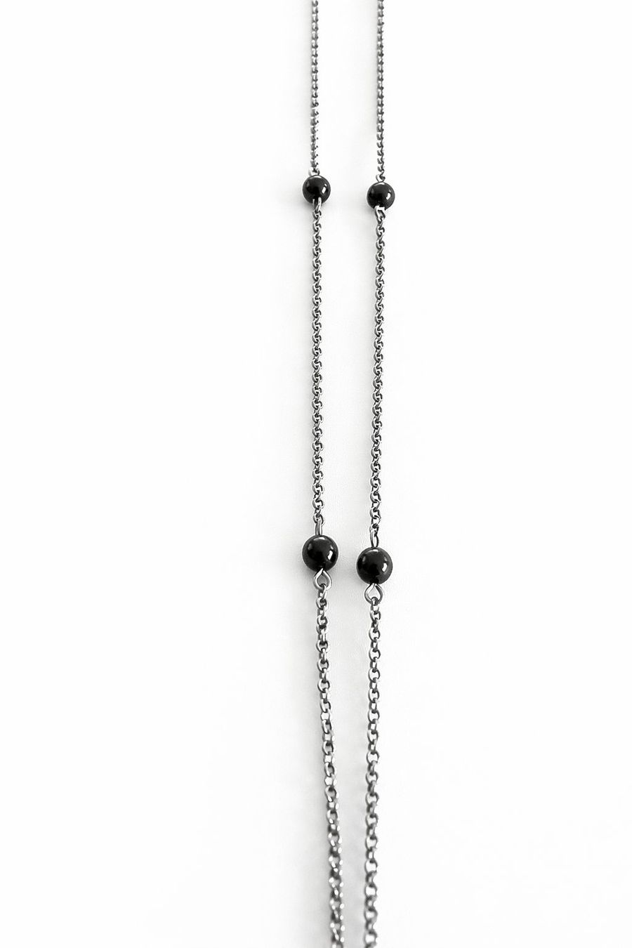 Colliers: Schwarzer Sautoir Halskette – Neuf (Voir description) à Fully par VaneaSelection 7
