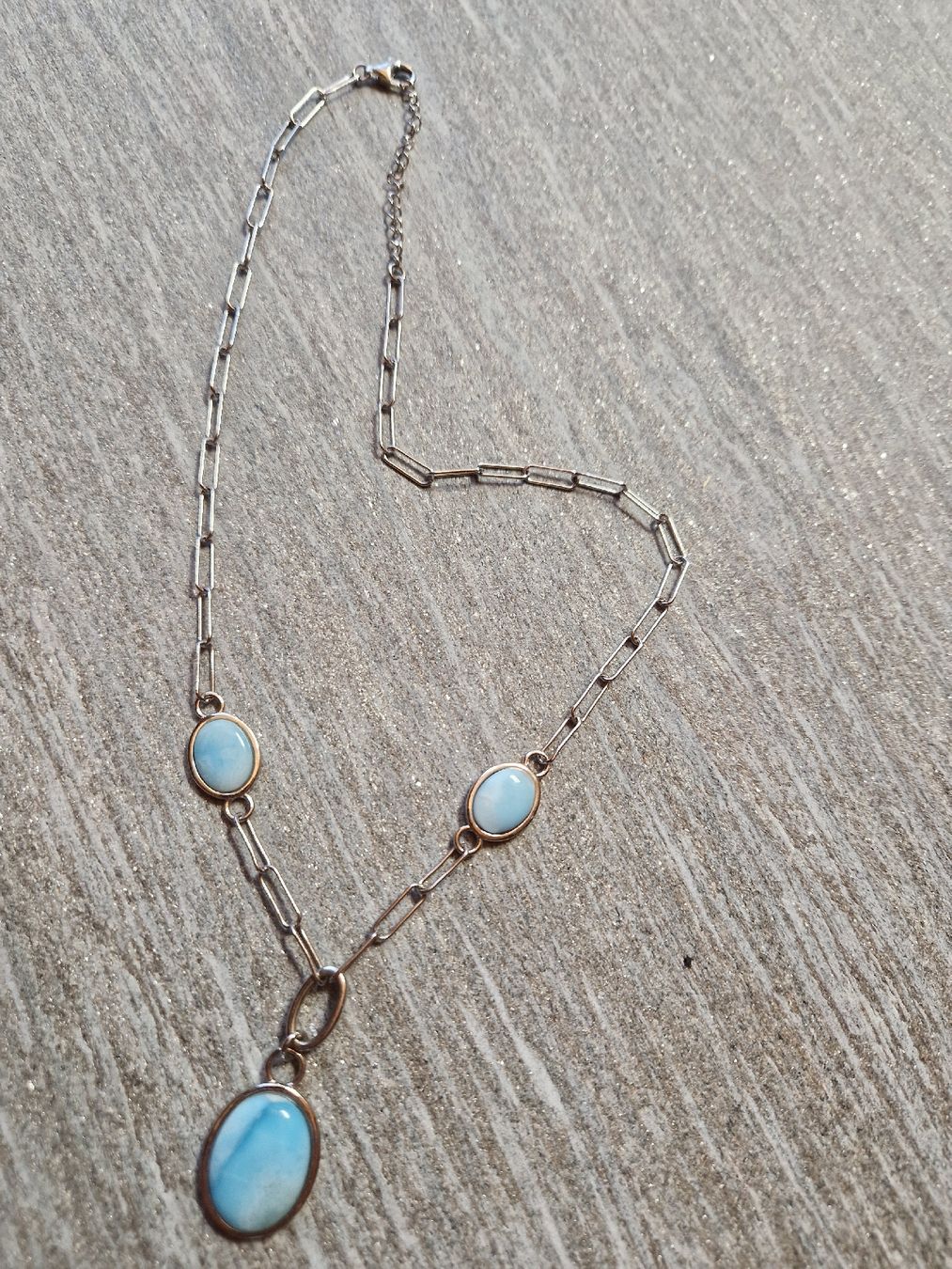 Catenine: Kette Larimar Silber – Nuovo (secondo la descrizione) da Lichtensteig venduto da Cocabana_16
