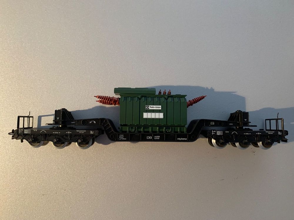 Wagon Surbaissé Märklin 4617 HO - Vert - Occasion