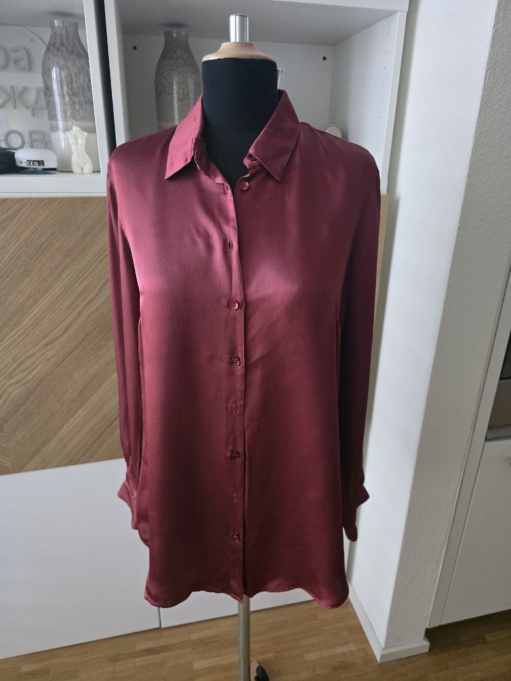 Sisley Camicette: Sisley Damen Bluse, Weinrot, Gr. M – Nuovo (secondo la descrizione) da Zürich venduto da ale_bg2x