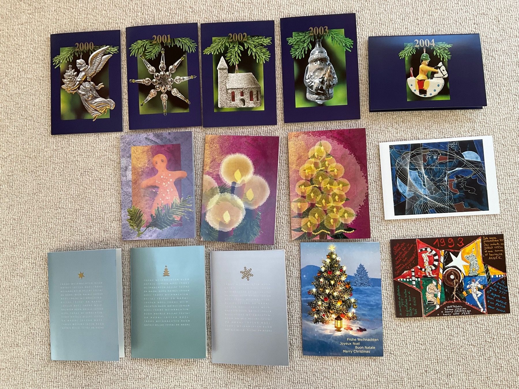 Cartoline: Weihnachtskarten, Schweizerische Post 2000-2011 – Usato da Steinmaur venduto da Nicorutishauser