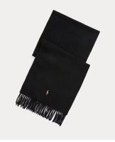 Klassischer Polo Ralph Lauren Schal Schwarz, Winter,