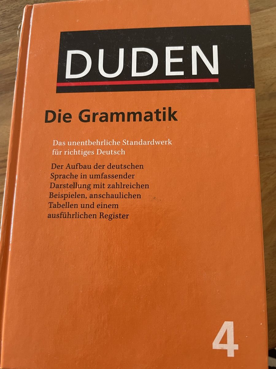 Libri: Duden Die Grammatik 4 – Usato da Waedenswil venduto da Paps04