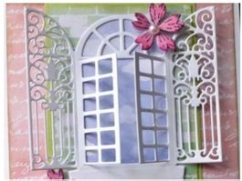 Stanzschablone Nr. R96, Fenster (Sizzix geeignet)