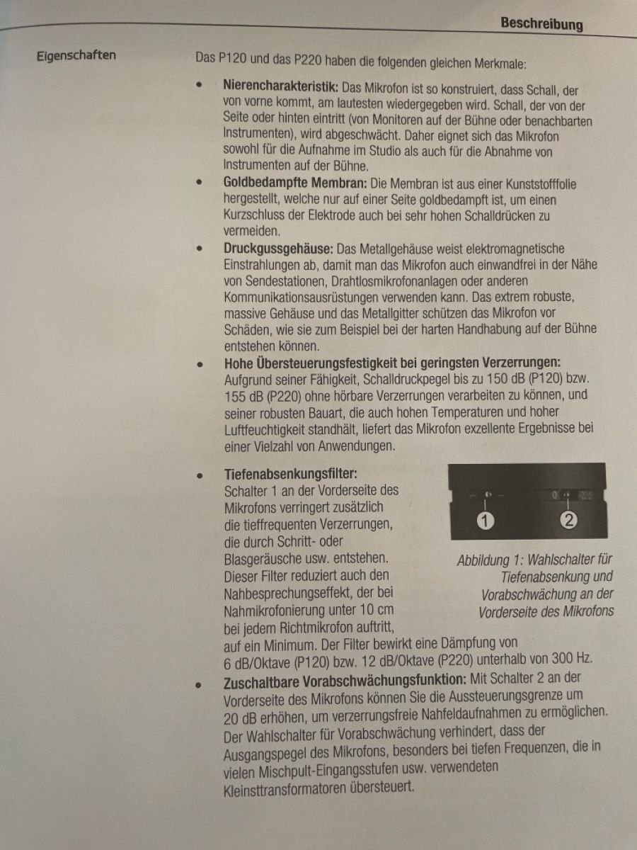 Akg Microfoni: AKG P120 Microphone – Usato da Grasswil venduto da lapscha86 4