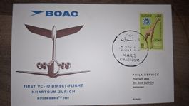 Boac Khartoum - Zürich 06.11.1967