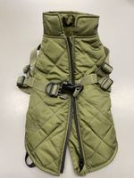Cappotto invernale per cani, taglia M, verde oliva
