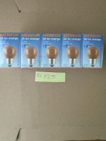 10x Glühbirnen rot 15W mit E27 Sockel A125