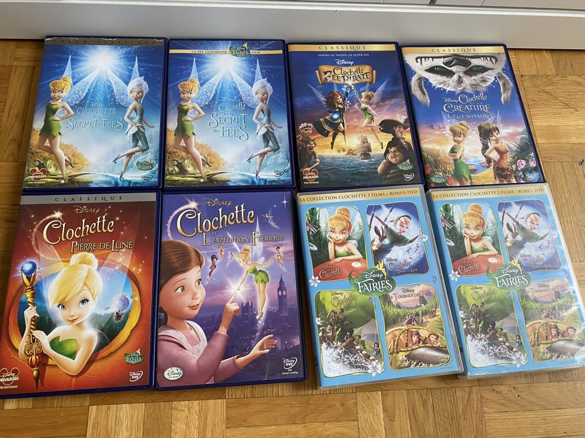 Tous les DVDs: DVD Fée Clochette Tinkerbell Collection – D'occasion à Givisiez par dor_xb9k
