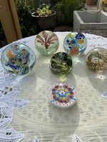 Paperweights Vintage alle aus Murano oder dänische Künstler