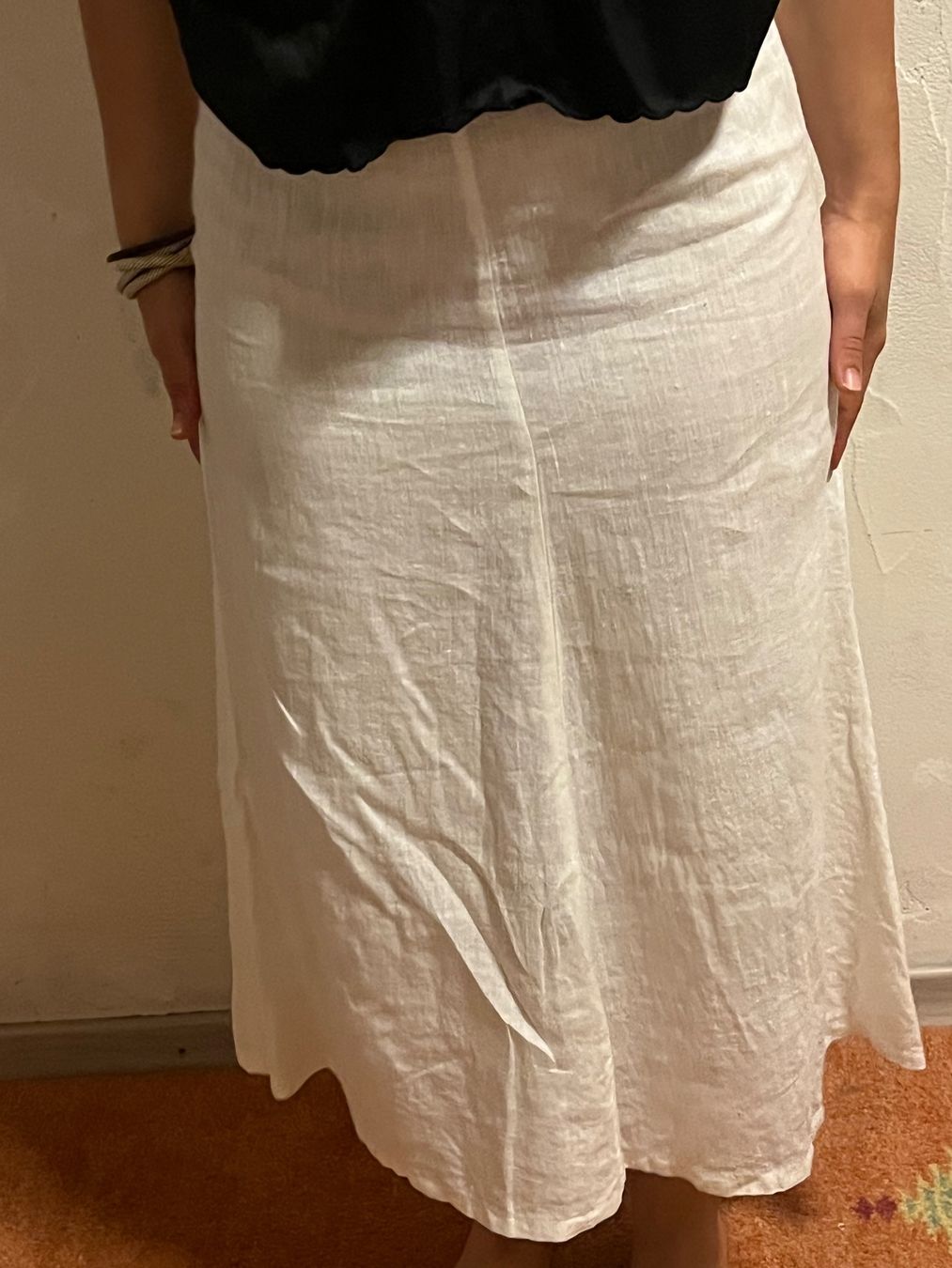 Gonne: Pure Lino Summer Skirt White – Usato da Porsel venduto da ali_tdk9 5