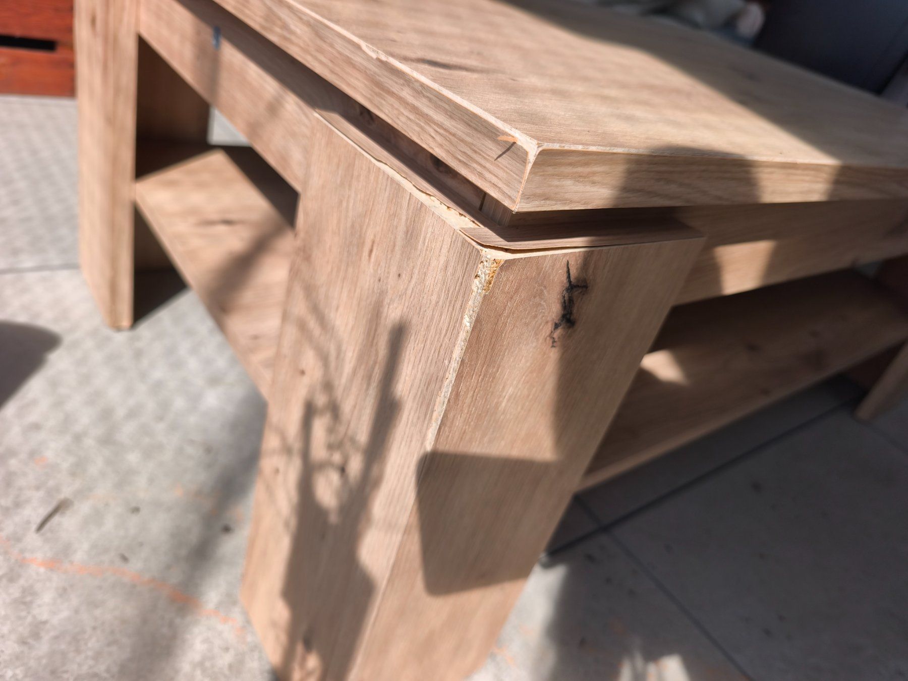 Tavoli: Holz Couchtisch, quadratisch, hellbraun – Usato da Kriens venduto da Hugo-6010 3