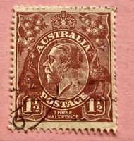 Briefmarken aus Australien König George V. GESTEMPELT