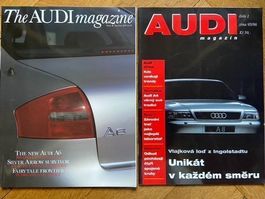 Konvolut 2 AUDI-Magazine 1995 1996 1997 England & Tschechien