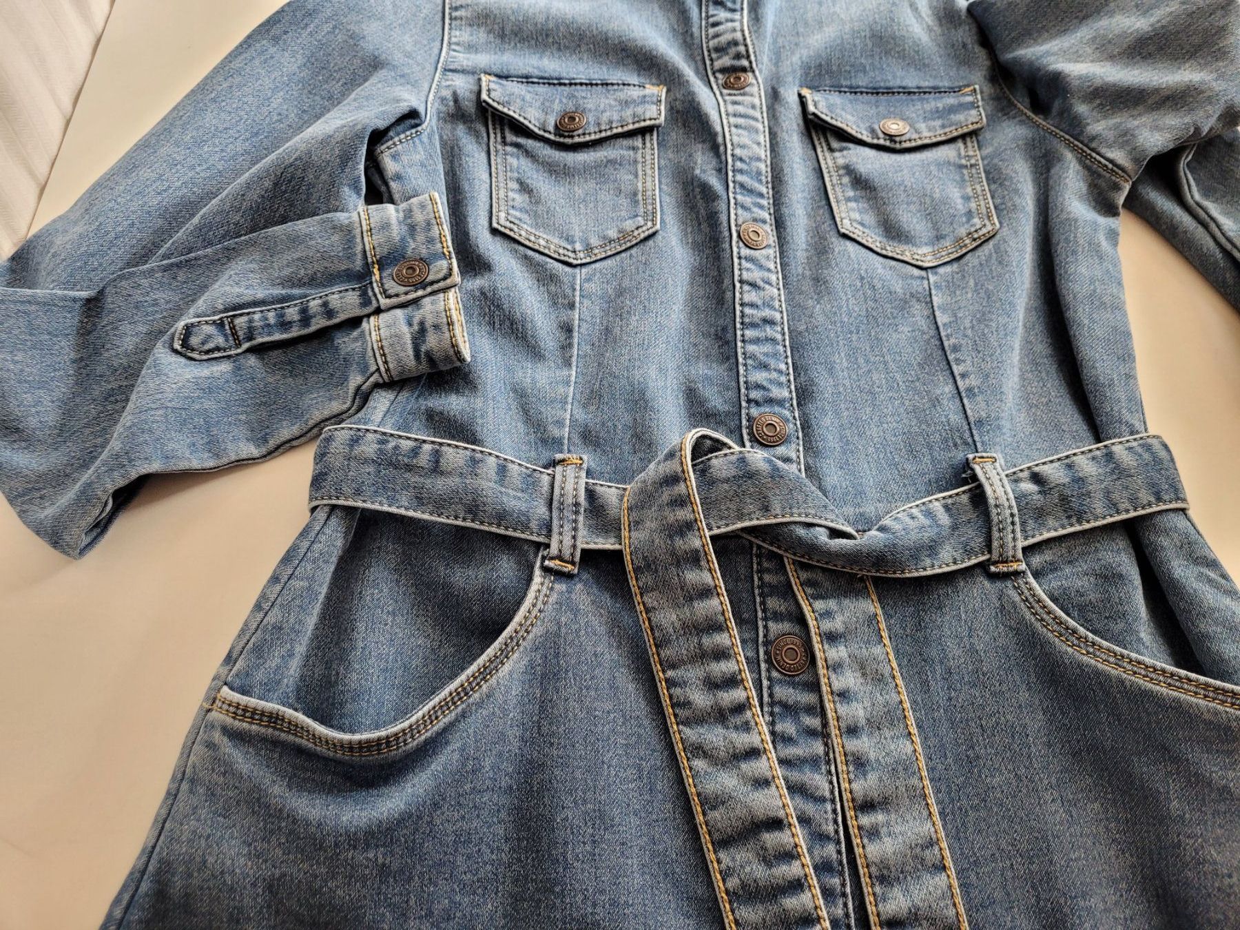 C&A Pantaloni: 164 - Grösse, Mädchen Jeans KLEID langarm – Usato da Nottwil venduto da echtMOMO 1
