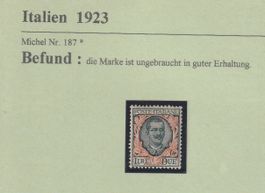 Italien- 1923 - Nr.187 ungebraucht *