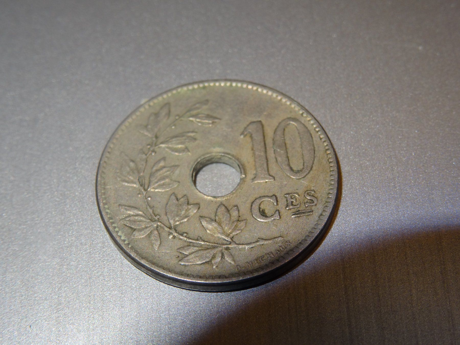 Tutti le monete: 1905 Belgien 10 Ces – Usato da Olten venduto da pechsisa1