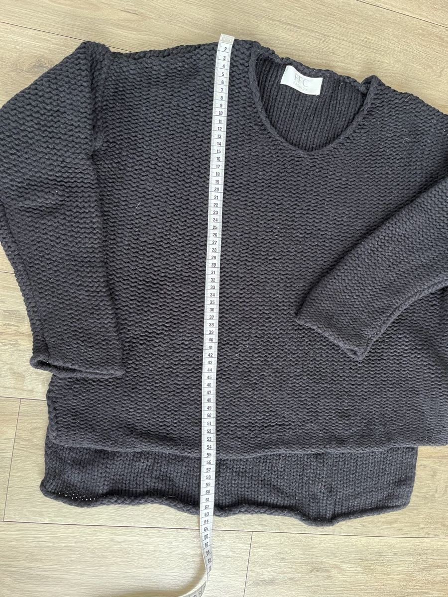 Pullover & Sweatshirts: FFC neuer schwarzer Strickpullover Kaschmir Wolle – Neu (gemäss Beschreibung) aus Kerns von osco01 1