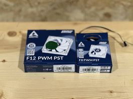 Arctic Gehäuselüfter F12 PWM PST & F8 PWM PST