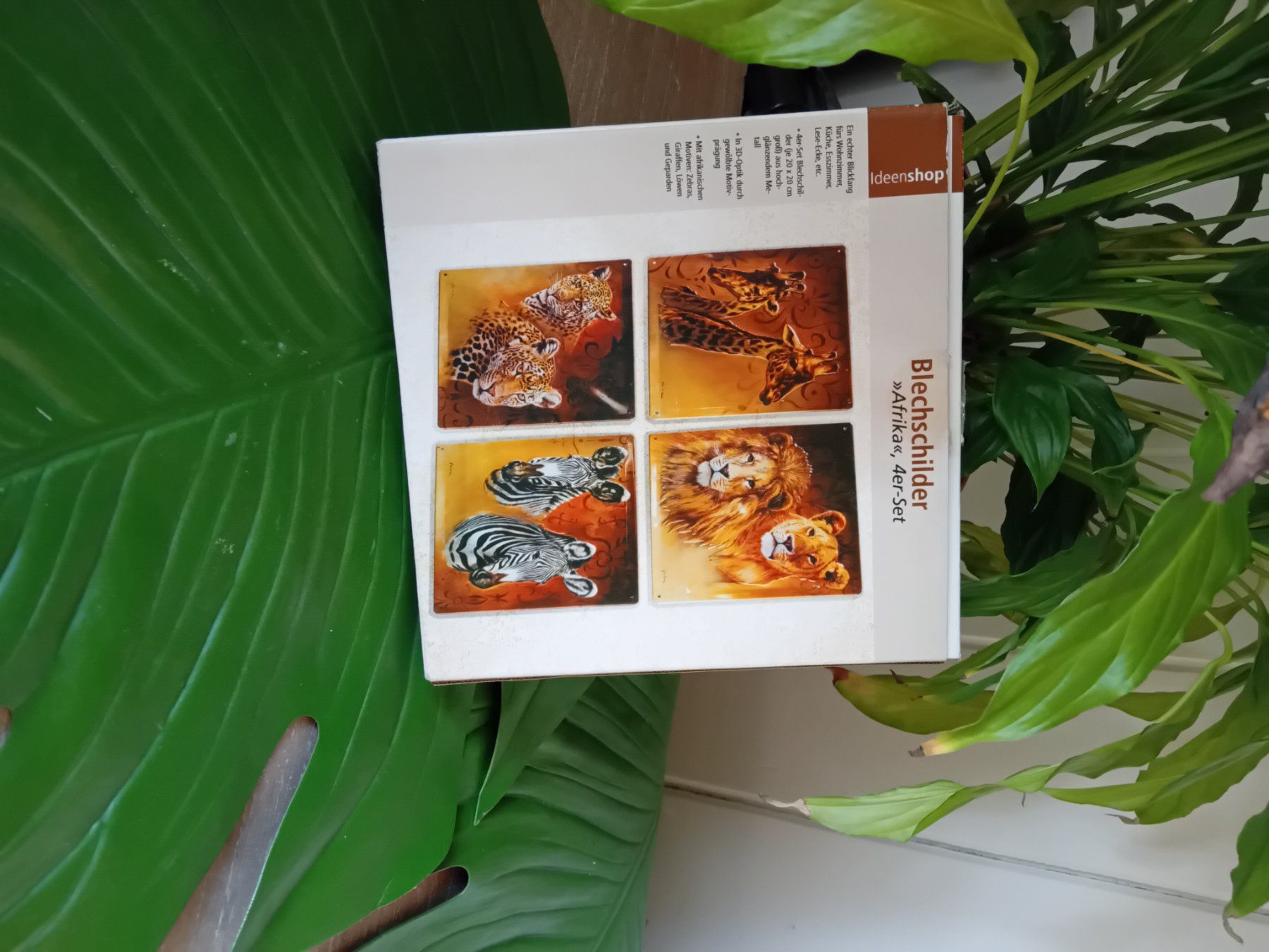 Tutte le decorazioni: Wandbild "Afrika" 4er Set – Nuovo e nell'imballaggio originale da Rüthi (Rheintal) venduto da titlis07 1