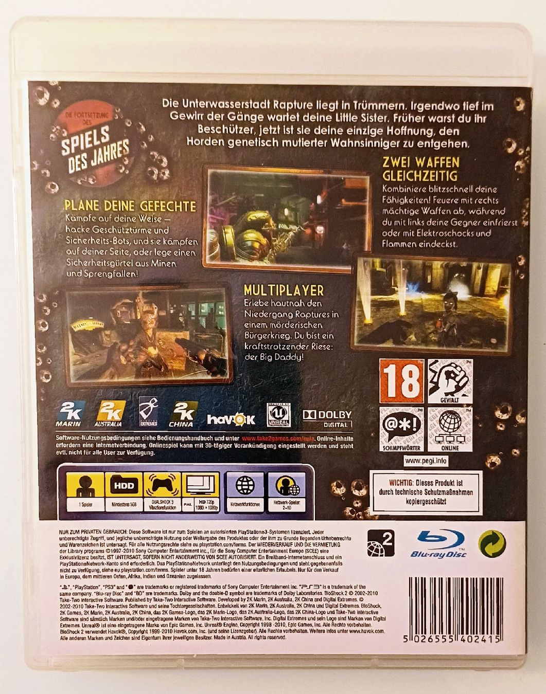Sony Spiele: PS3 Spiele-Set: Dead Space + BioShock 2 | Horror & Sci-Fi  – Gebraucht aus Zürich von Stylz79 4