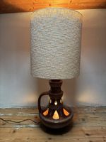 Grosse Keramik Lampe 70er Jahre