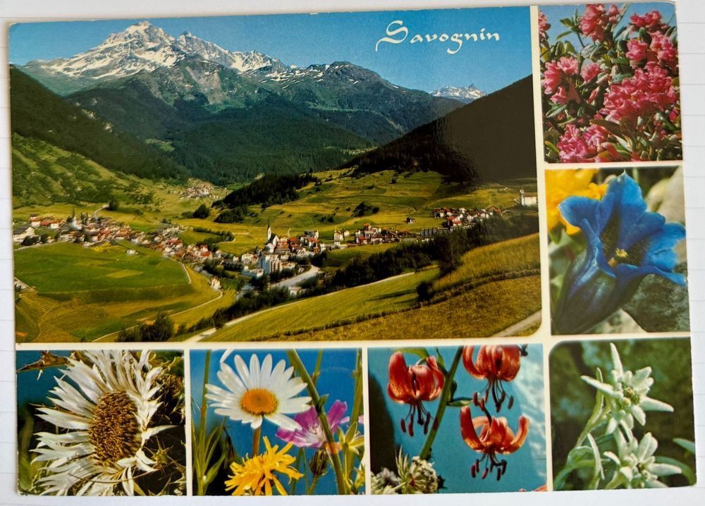 Cartoline postali: Savognin (GR) 4X Ak's – Usato da Lutry venduto da Ediego 4