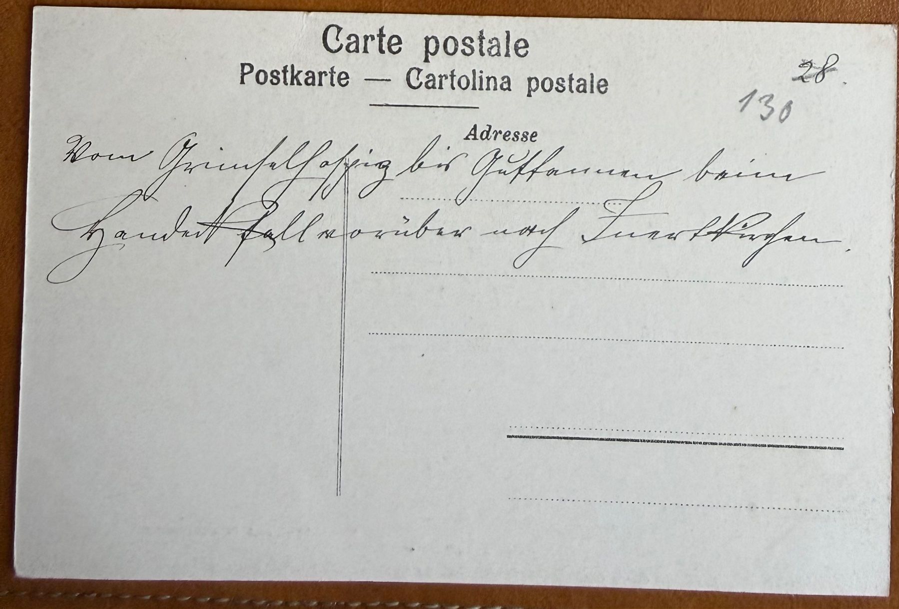 Cartes postales: Grimselstrasse - Handeckfall - AK – D'occasion à Lutry par Ediego 1