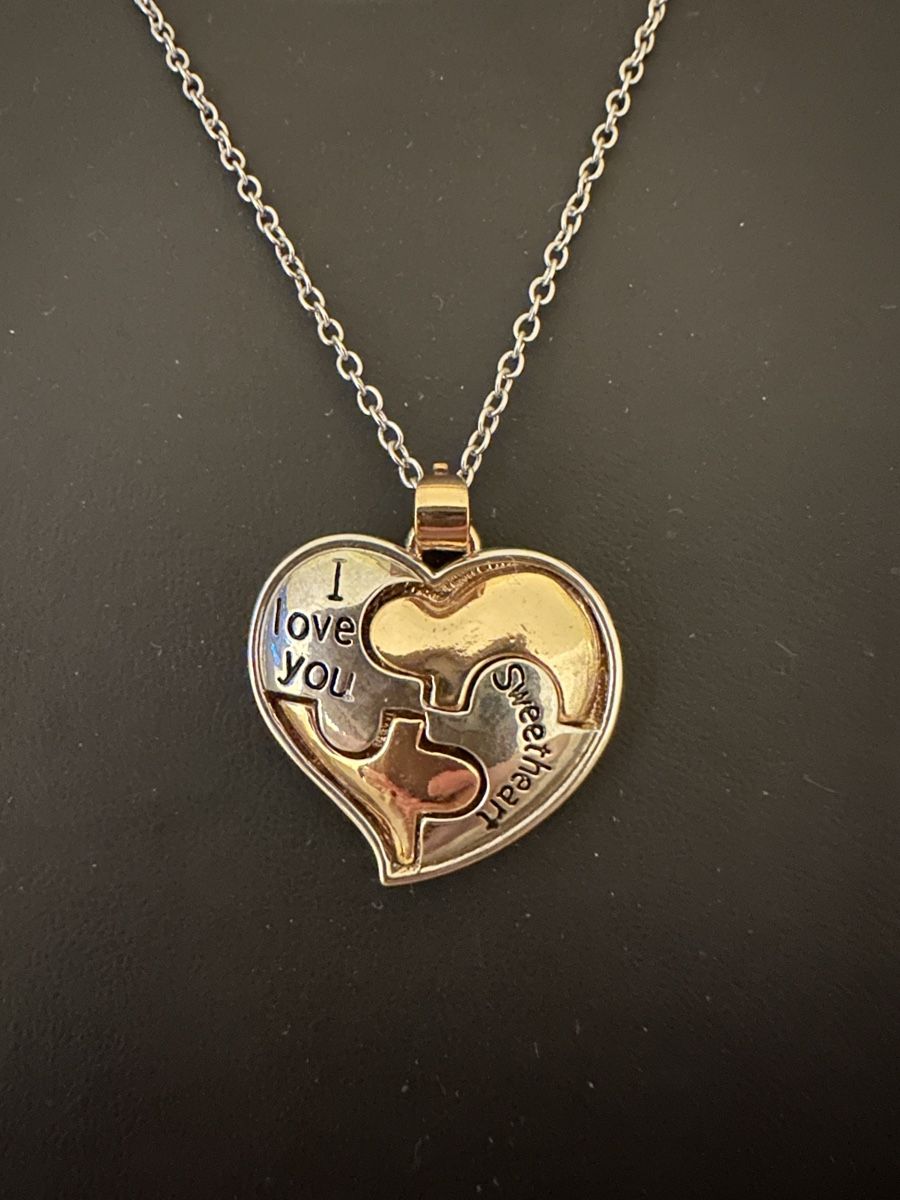 Ketten: Schmuck Halskette mit Herz Anhänger – Neu (gemäss Beschreibung) aus Frümsen von Swissline90 4