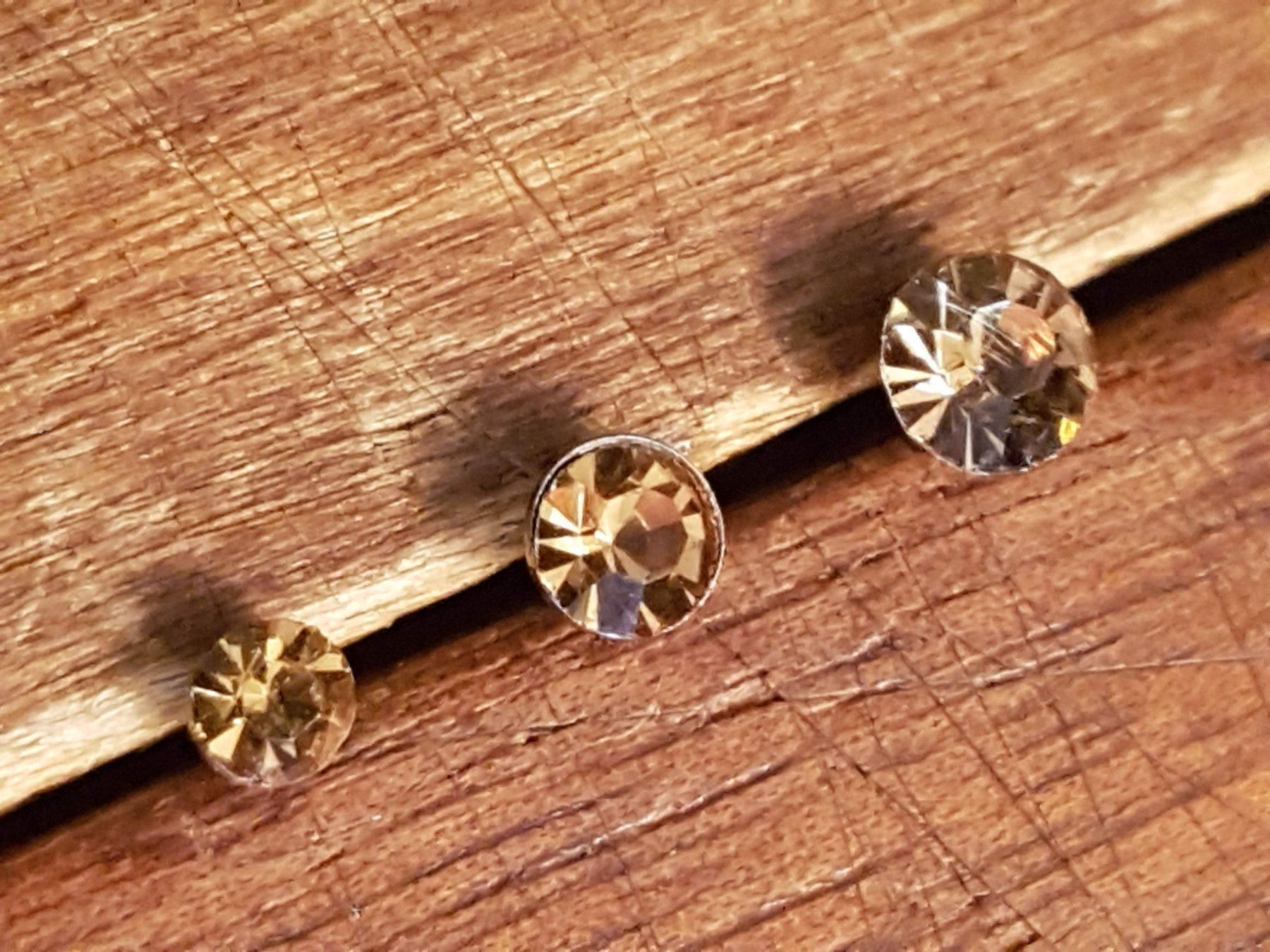 Ohrringe & -stecker: Ohrstecker bernsteinfarben facettiert – Neu (gemäss Beschreibung) aus Ettingen von Maranathatalitha