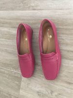 Mocassins fuchsia neufs - pointure 38 / 24,7 cm - vrai cuir