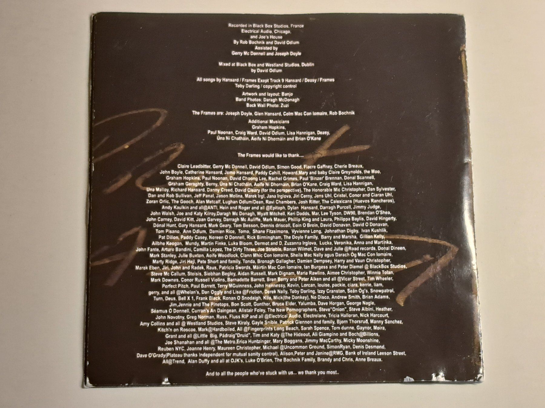CDs: THE FRAMES - Burn the Maps – D'occasion à Wichtrach par LuckyLuke69 4