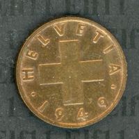 CHF___0.01 1949 -stgl 1 Rappen